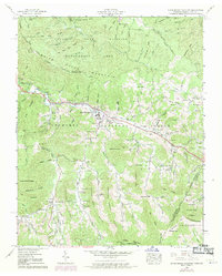 White Rocks Mountain 1960 topographic map thumbnail