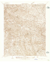 White Rocks Mtn 1934 topographic map thumbnail