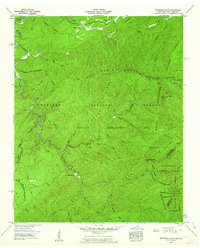 Whiteoak Flats 1957 topographic map thumbnail