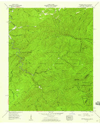 Whiteoak Flats 1957 topographic map thumbnail