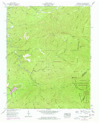 Whiteoak Flats 1957 topographic map thumbnail