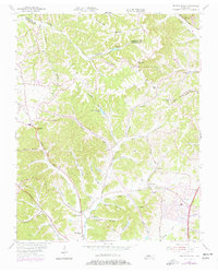 Whites Creek 1955 topographic map thumbnail