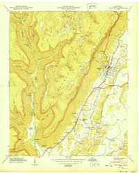 Whitwell 1950 topographic map thumbnail