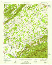 Wildwood 1953 topographic map thumbnail