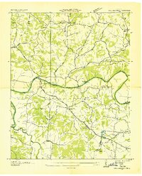 Williamsport 1936 topographic map thumbnail