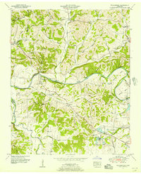 Williamsport 1951 topographic map thumbnail
