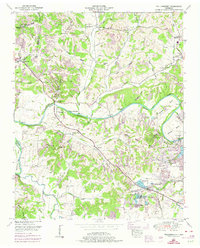 Williamsport 1951 topographic map thumbnail