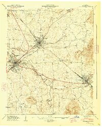 Winchester 1947 topographic map preview