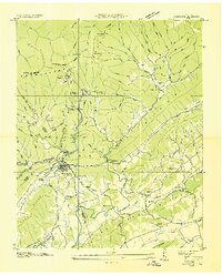 Windrock 1936 topographic map preview