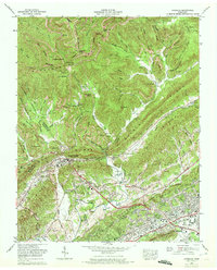 Windrock 1968 topographic map thumbnail