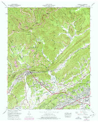 Windrock 1968 topographic map preview