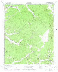 Wolf Pit Ridge 1949 topographic map thumbnail