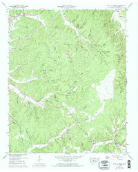 Wolf Pit Ridge 1949 topographic map thumbnail
