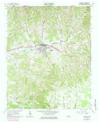 Woodbury 1962 topographic map thumbnail