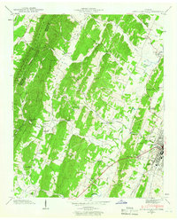 South Cleveland 1943 topographic map thumbnail