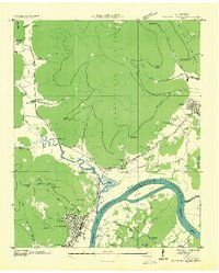 South Pittsburg 1936 topographic map thumbnail
