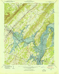 Spring City 1940 topographic map preview