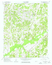 Spring Creek 1966 topographic map thumbnail