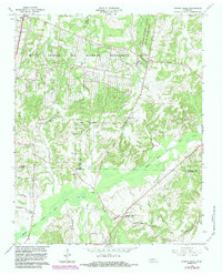 Spring Creek 1966 topographic map thumbnail