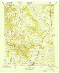 Spring Hill 1949 topographic map preview