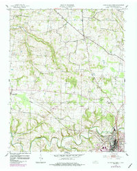 Springfield North 1952 topographic map thumbnail