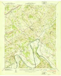 Springvale 1939 topographic map preview