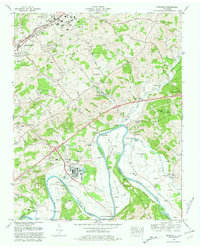 Springvale 1980 topographic map thumbnail