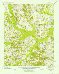 Springville 1938 topographic map thumbnail