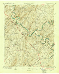 Spurgeon 1940 topographic map thumbnail