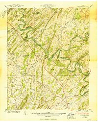 Spurgeon 1940 topographic map thumbnail