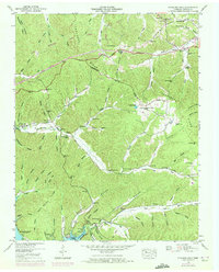 Standing Rock 1950 topographic map thumbnail