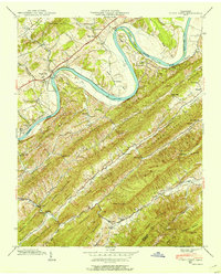 Stony Point 1939 topographic map thumbnail