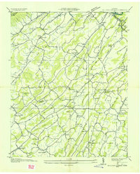Sullivan Gardens 1935 topographic map thumbnail