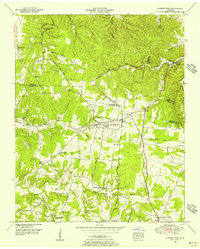Summertown 1951 topographic map thumbnail