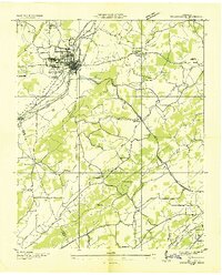 Sweetwater 1936 topographic map thumbnail