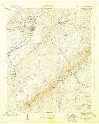 Sweetwater 1942 topographic map thumbnail
