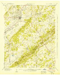 Sweetwater 1942 topographic map thumbnail