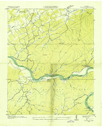 Tallassee 1935 topographic map thumbnail