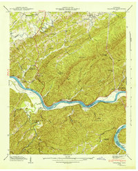 Tallassee 1942 topographic map thumbnail