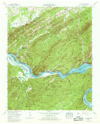 Tallassee 1966 topographic map thumbnail