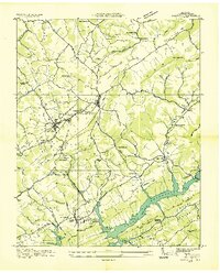 Tazewell 1936 topographic map thumbnail