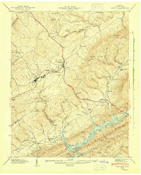 Tazewell 1943 topographic map thumbnail