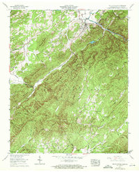Tellico Plains 1957 topographic map thumbnail