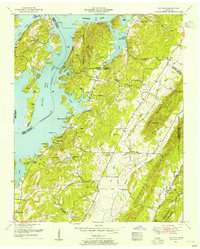 Ten Mile 1952 topographic map thumbnail