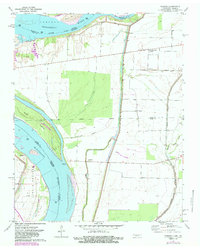 Tennemo 1971 topographic map thumbnail