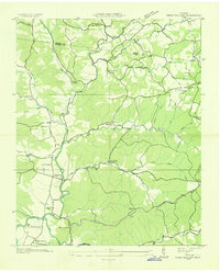 Texas Hollow 1936 topographic map thumbnail