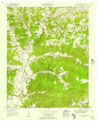 Texas Hollow 1952 topographic map thumbnail