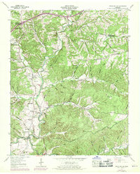 Texas Hollow 1952 topographic map thumbnail
