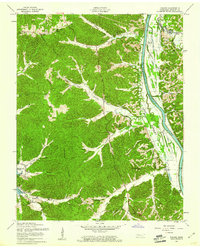 Tharpe 1957 topographic map thumbnail