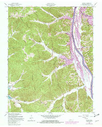 Tharpe 1957 topographic map thumbnail